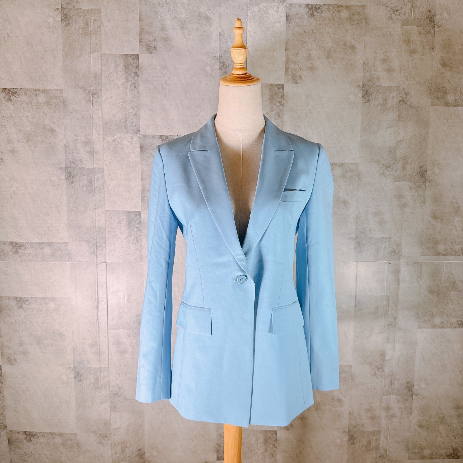 theory♡美品♡ジャケット セオリー:美品【リネン&レーヨン theory♡美品♡ジャケット セオリー:美品【リネン&レーヨン