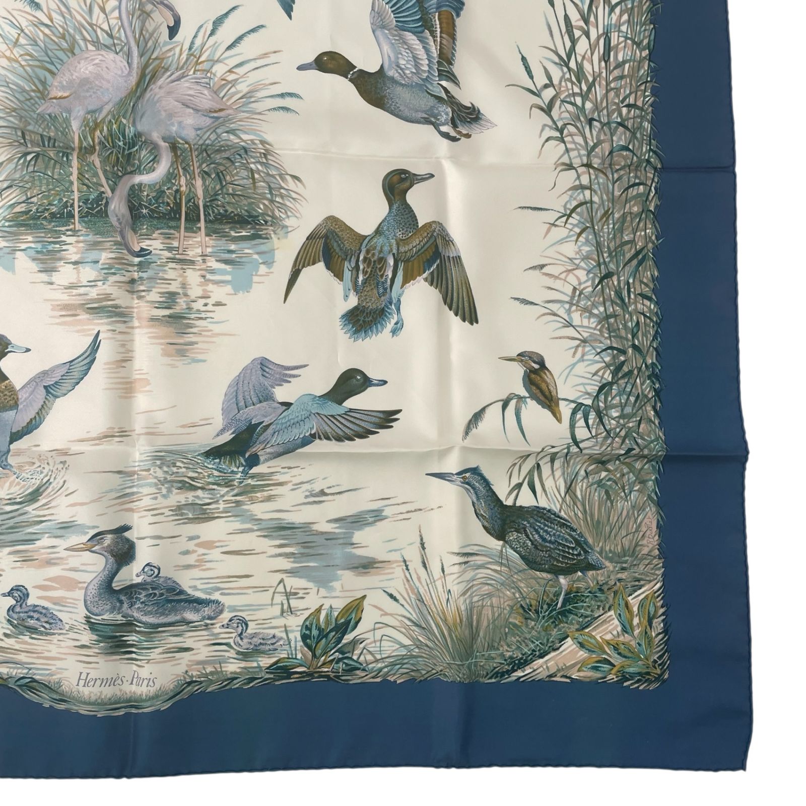 HERMES - エルメス HERMES カレ90 Halte en Camargue スカーフ