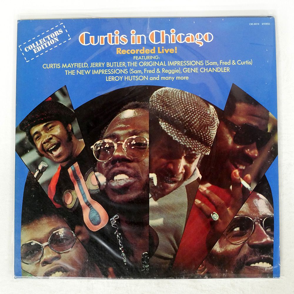 US盤 CURTIS MAYFIELD/CURTIS IN CHICAGO (RECORDED LIVE