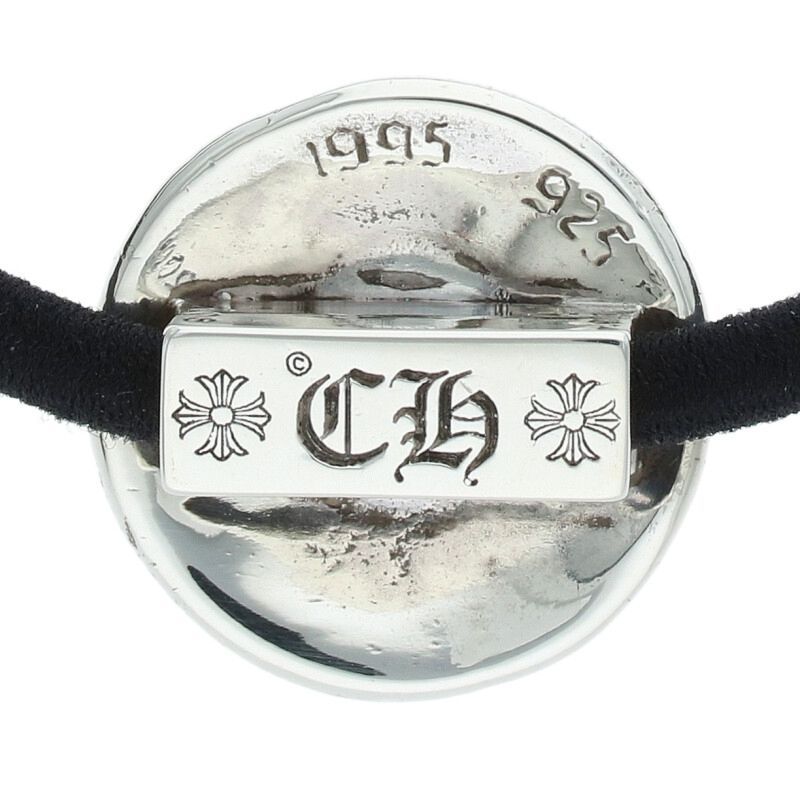 クロムハーツ HAIRBAND/クロスボールボタンヘアゴム シルバーコンチョ