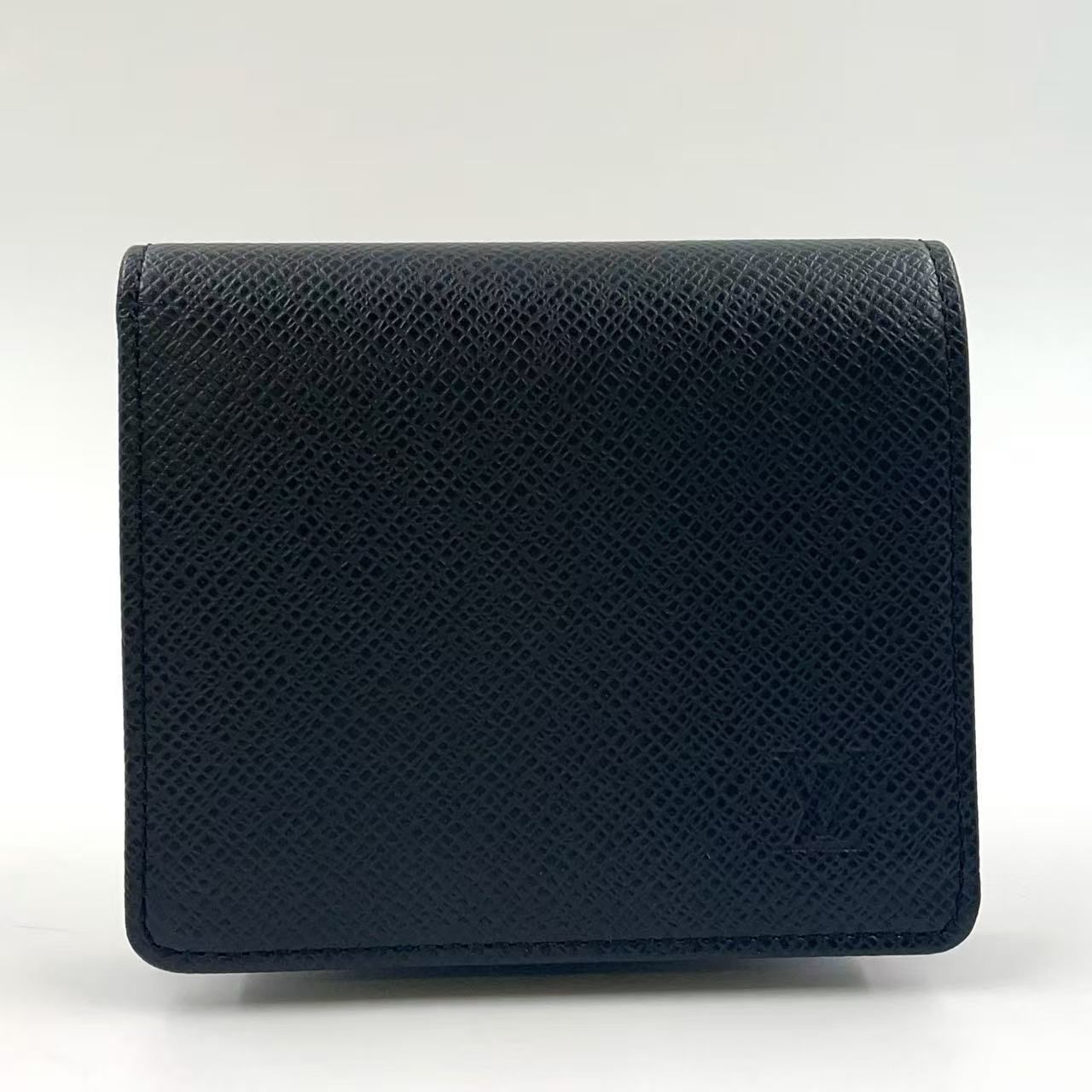 LOUIS VUITTON ポルトビエ3カルトクレディ タイガ タイガ レザー