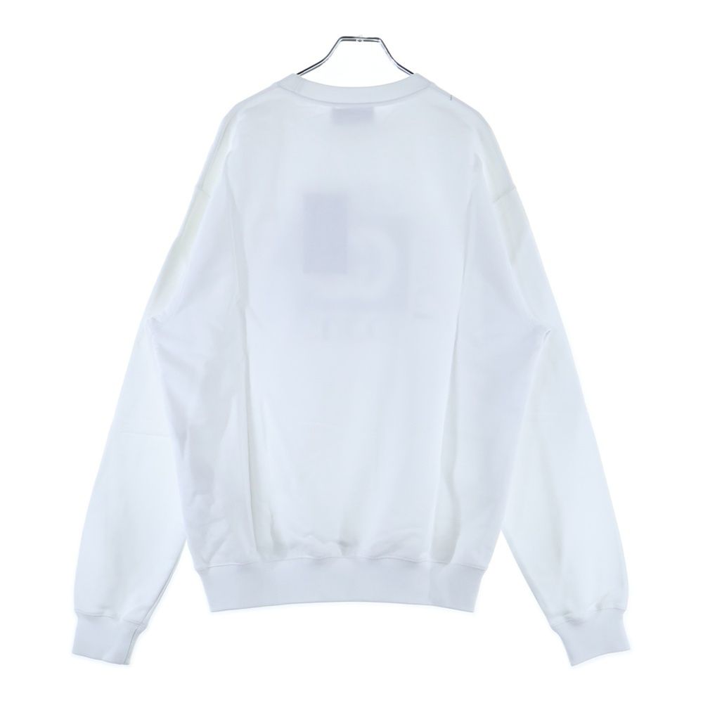 GUCCI グッチ GGロゴプリント クルーネック スウェット トレーナー ホワイト 784413 XJGMB
