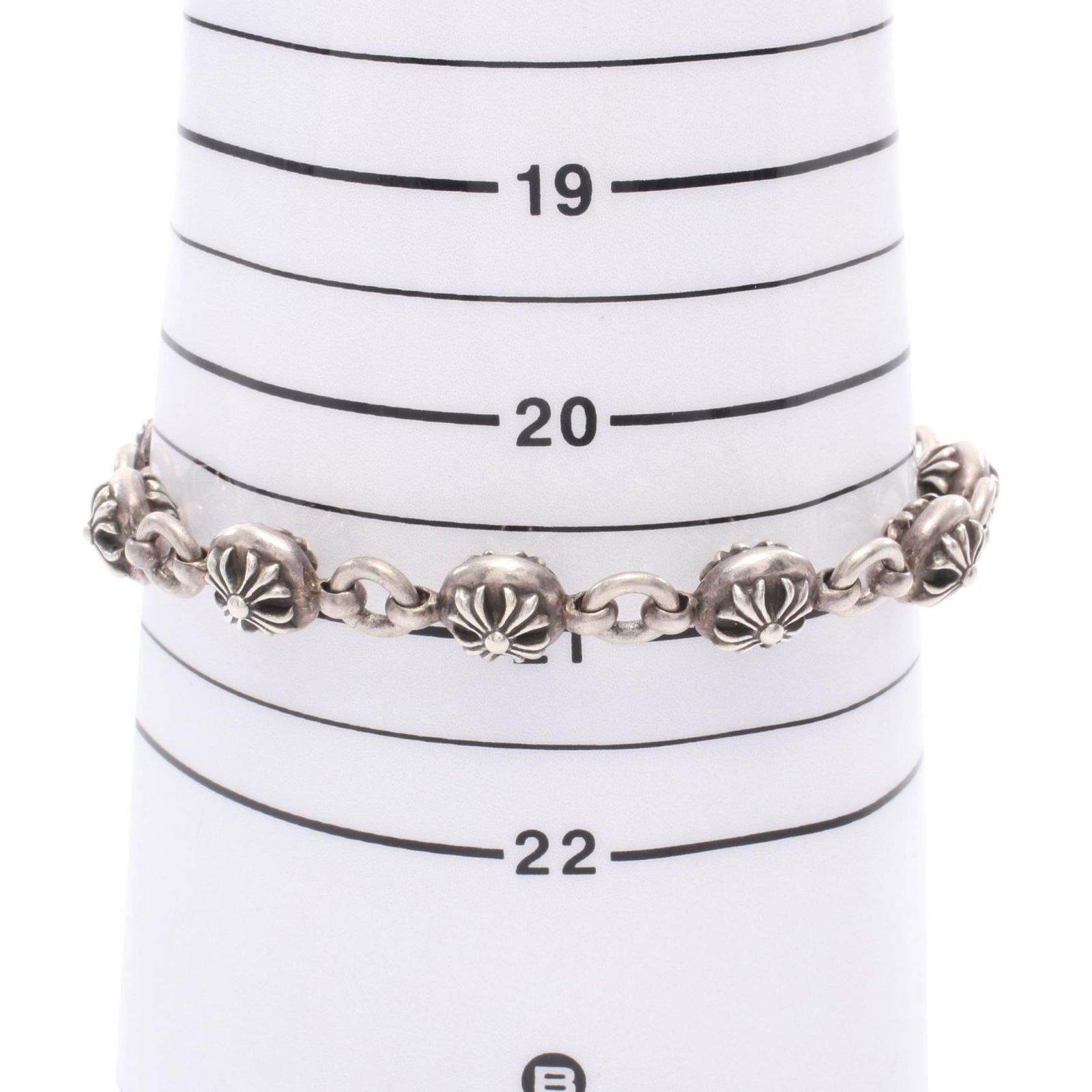 シルバー925 ヴィンテージ ブレスレット クロスボール ch 【公式通販】