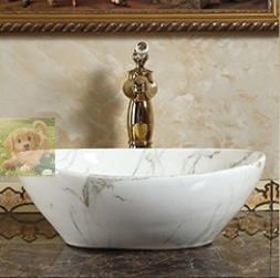  洗面ボウル 混合水栓 セット 小型 おしゃれ 陶器 洗面台 手洗い器 大理石の釉薬 ヨーロッパのレトロ 排水金具付き 手洗いボウル 楕円形 浴室 浴槽 洗面所 住宅設備