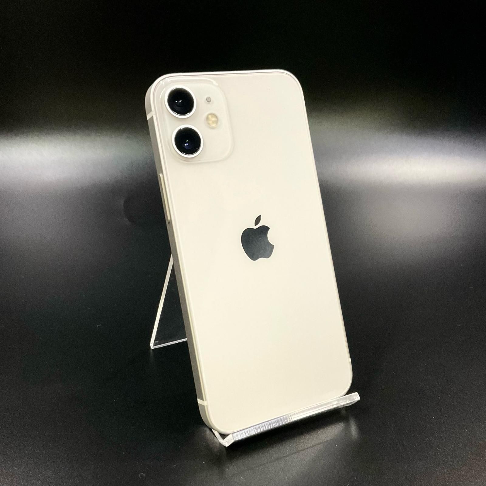 購入前必ずコメント⚠️iPhone12miniホワイト iPhone 12 mini 64GB ホワイト au 白ロム 動作確認済 75%【全額