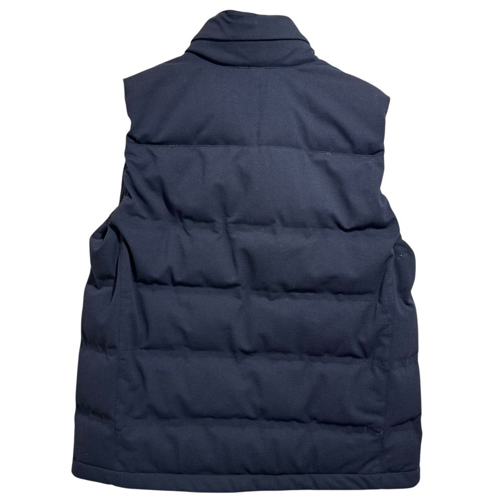 美品 LACOSTE ラコステ ピケダウンベスト 52 ネイビー メンズ