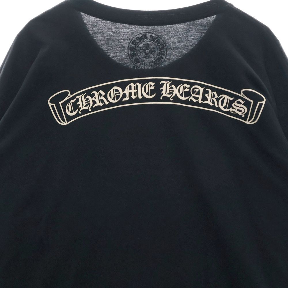 CHROME HEARTS (クロムハーツ) CH LS バックロゴプリント長袖T