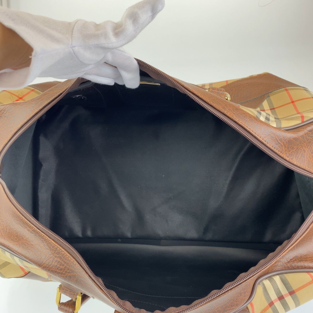 BURBERRY ショルダーバッグ ノバチェック シャドーホース ブラウン