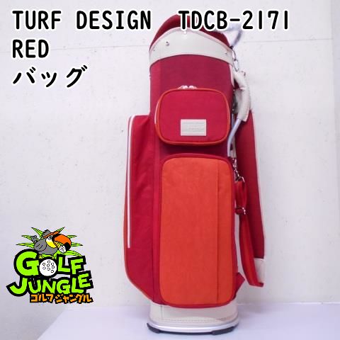 新品】 朝日ゴルフ TURF DESIGN TDCB-2171 RED キャディバッグ カート スタンド おすすめ - スポーツ別