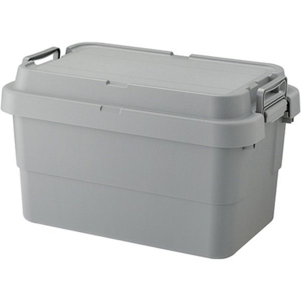 収納ボックス 収納ケース 幅60cm 50L グレー S蓋 車用 ルーフキャリー