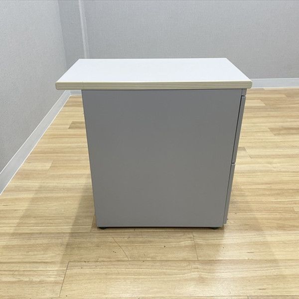 脇デスク 2段 CZ 袖机 イトーキ ライトグレーW