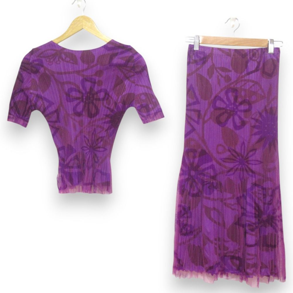 美品 PLEATS PLEASE プリーツプリーズ イッセイミヤケ メッシュ  