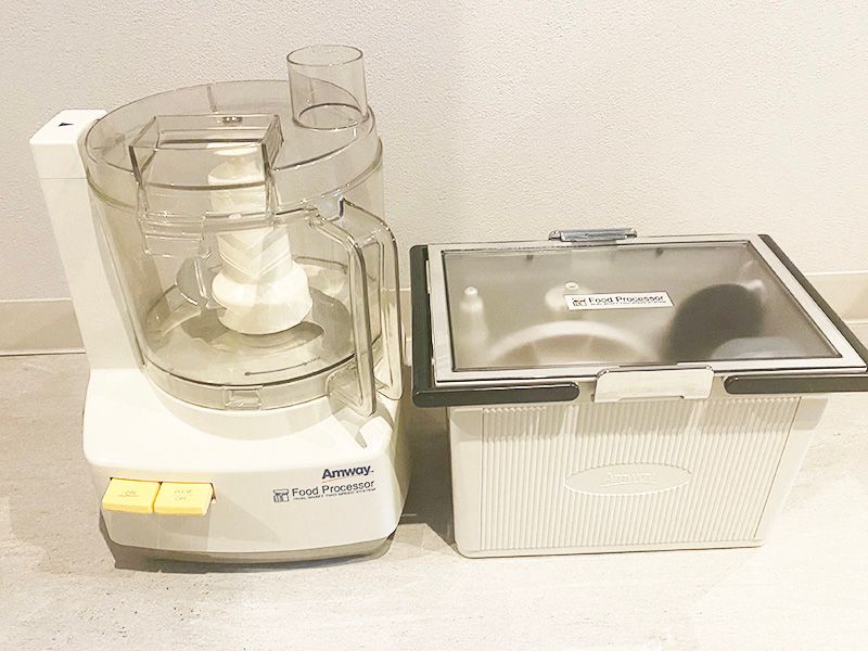 中古美品 アムウェイ フードプロセッサー + ケース付オプション