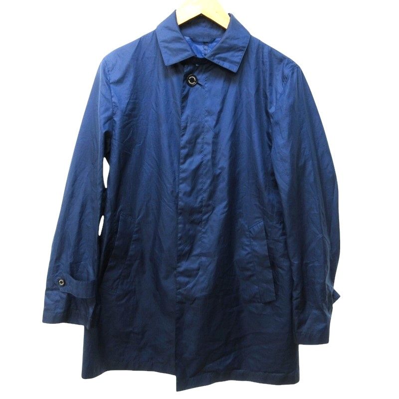 MACKINTOSH PHILOSOPHY ステンカラーコート 青 撥水ポリ MACKINTOSH PHILOSOPHY ステンカラーコート 青 撥水ポリ - メルカリ