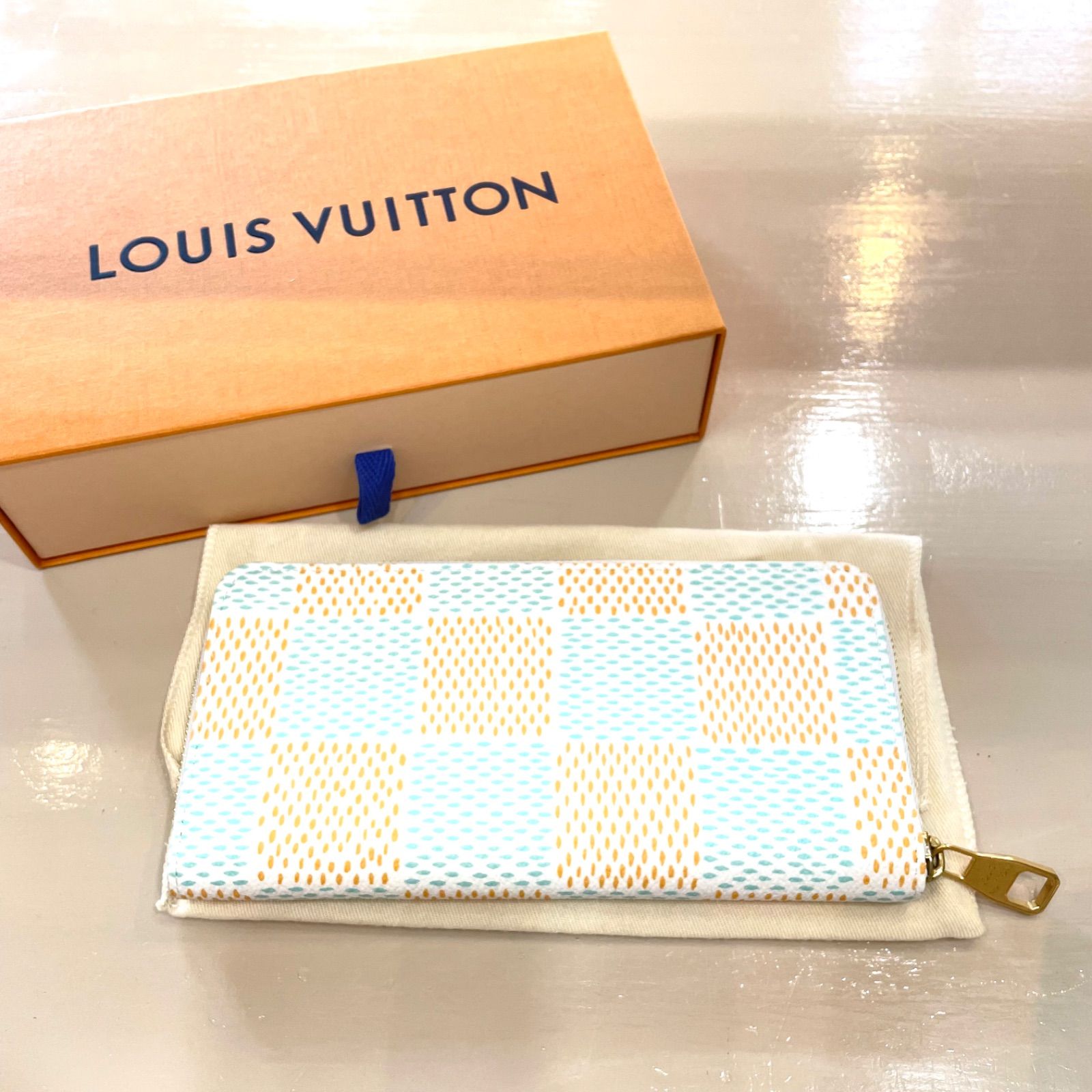 LOUISVUITTON ルイヴィトン ダミエヘリテージ ジッピーウォレット 