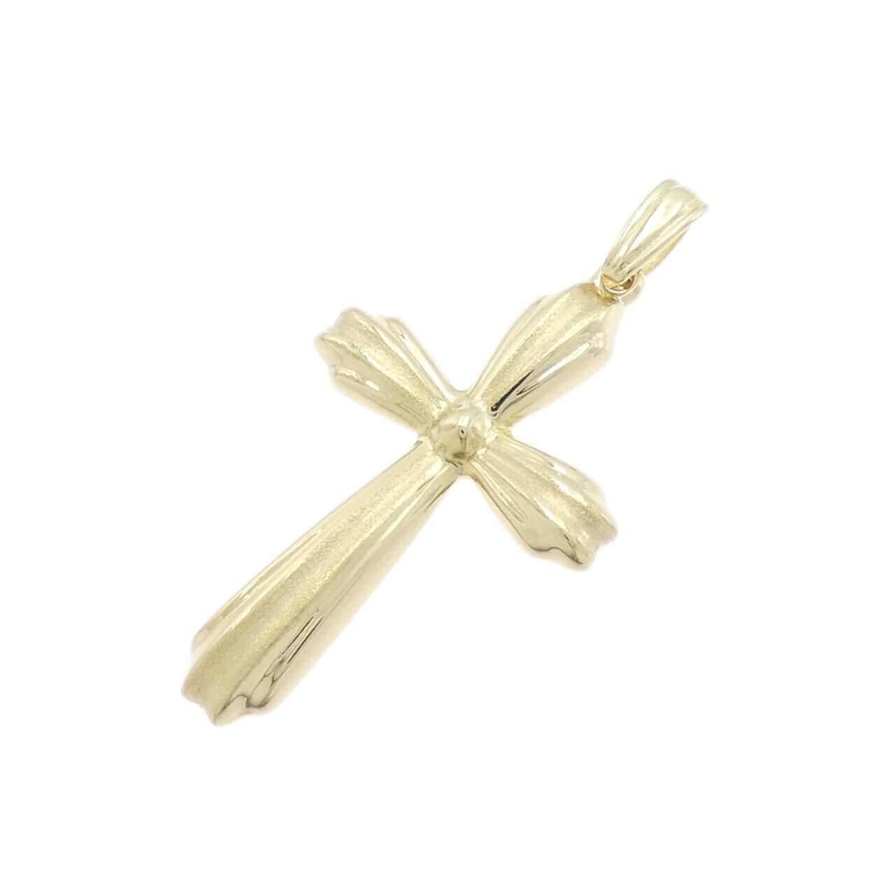 K14YG クロス ペンダント 中古】ハワイアンジュエリーMaxi/K14YG