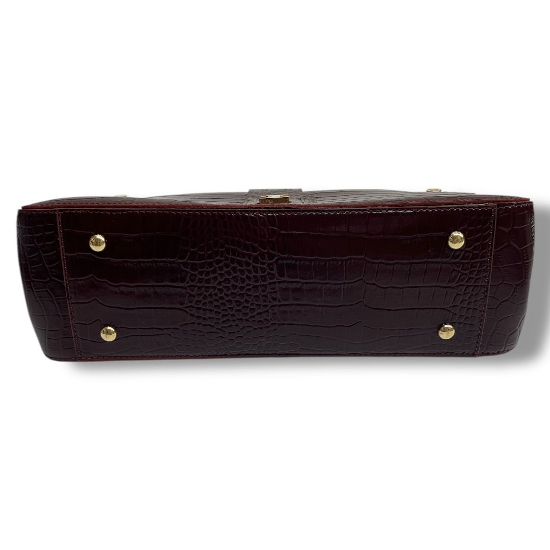 新品 タグ付 未使用 IACUCCI イアクッチ クロコ型押し 2way 新品 タグ付 未使用 IACUCCI イアクッチ クロコ型押し 2way