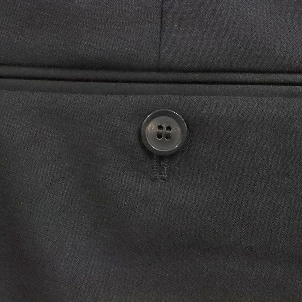BALMAIN バルマン サイドライン ジップ 蛇腹バイカー スラックスパンツ ブラック S8H5184T100 BALMAIN (バルマン) サイドライン ジップ 蛇腹バイカー スラックス