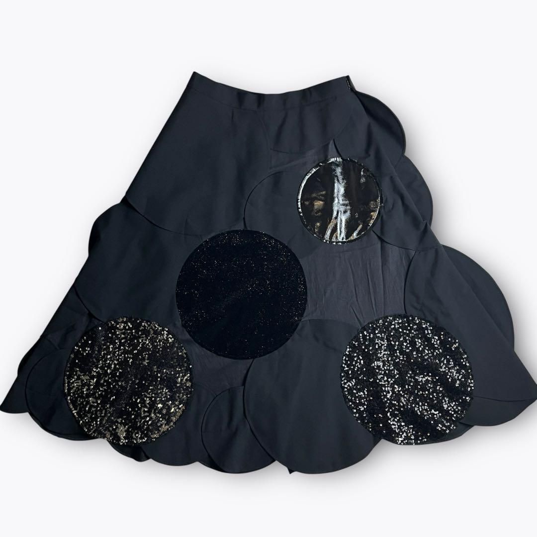 ジュンヤワタナベ コムデギャルソン 2006年 レース フレア 膝丈 スカート ジュンヤワタナベ コムデギャルソン 2006年 レース フレア 膝丈 スカート