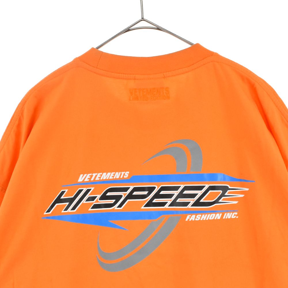 VETEMENTS (ヴェトモン) 22AW Hi-speed T-shirt ハイスピードプリント