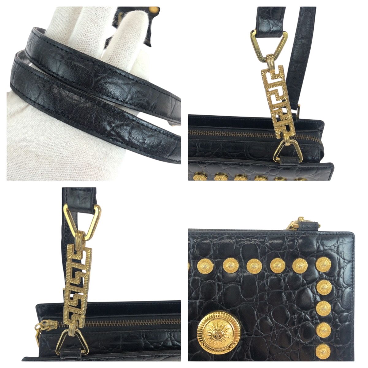 展示品/新古品 ジャンニヴェルサーチェ サンバースト ショルダー