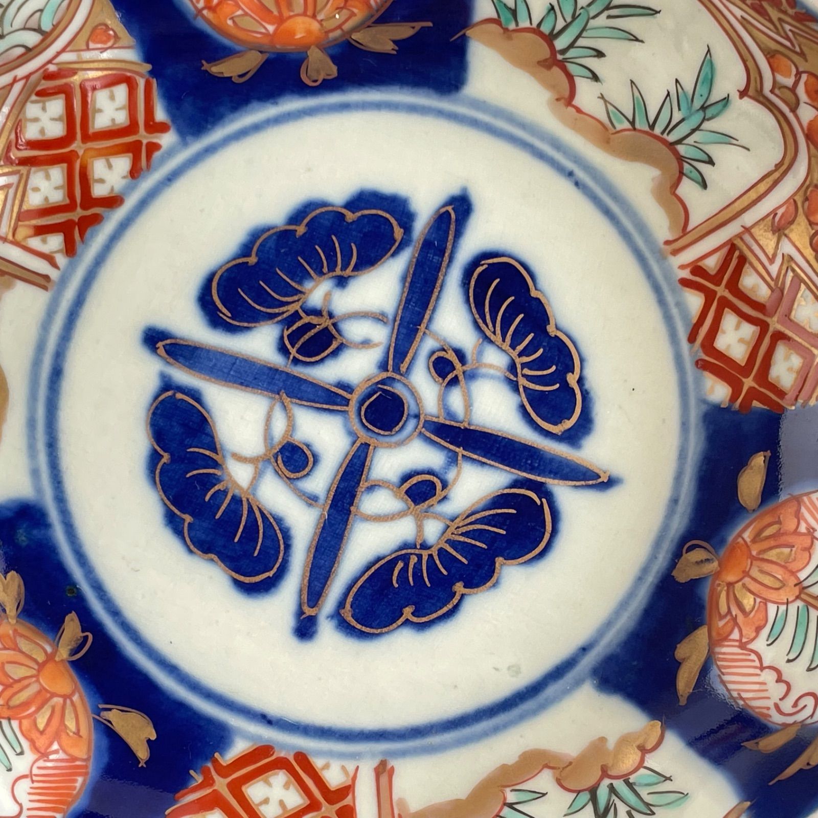 メーカー公式ショップ】 F539 古伊万里 割絵 径24cm 5枚 皿 色絵 陶芸 メーカー公式ショップ】 F539 古伊万里 割絵 径24cm 5枚 皿 色絵 陶芸