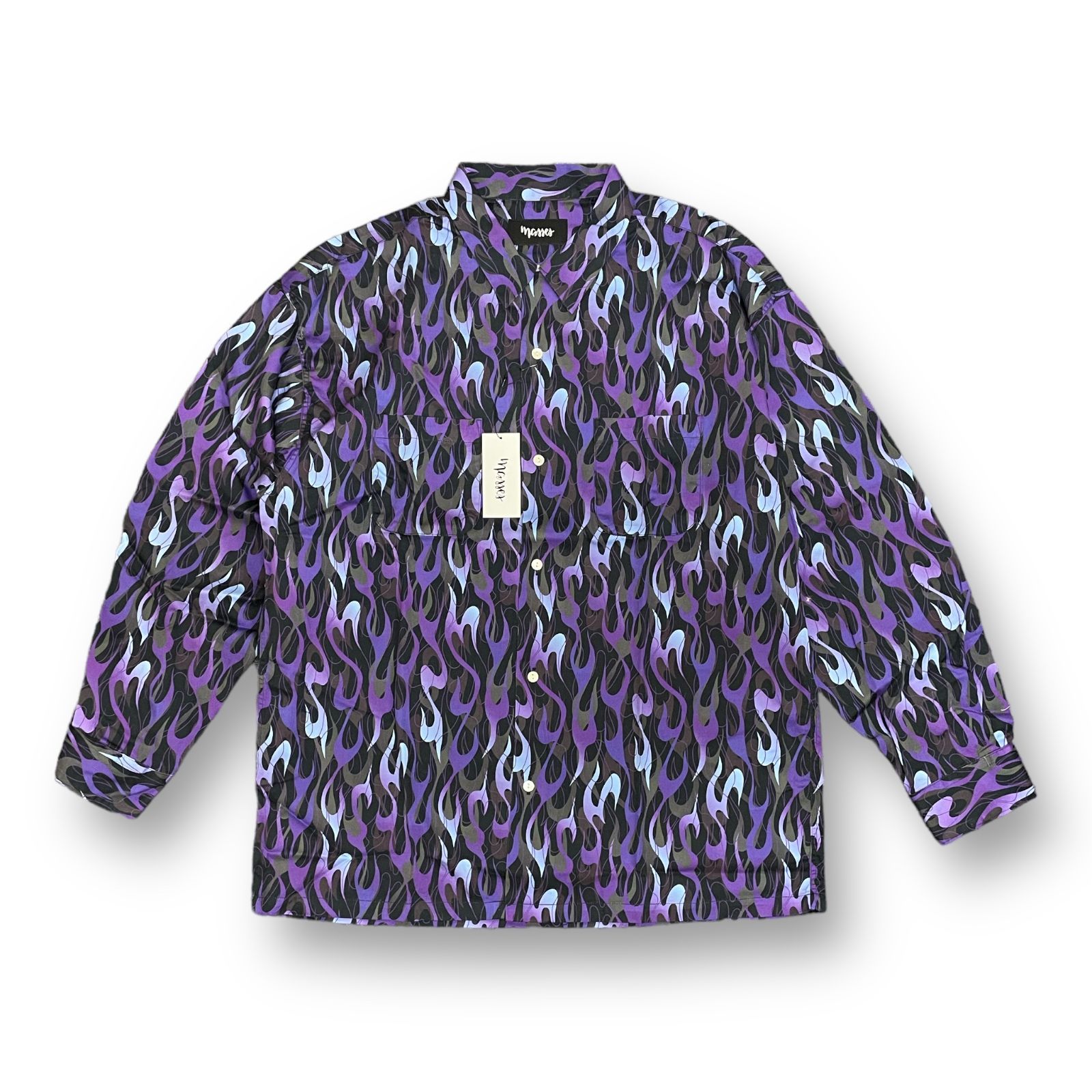 Masses マシス フレアパターンシャツ（MASSES マシス  