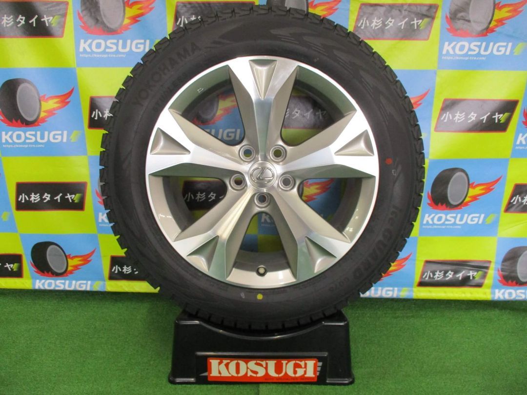 7.5-18 5H114.3 35 レクサス 10系NX純正 225 60R18 G075 スタッドレスセット ハリアーなど 4本 SY90 大和店