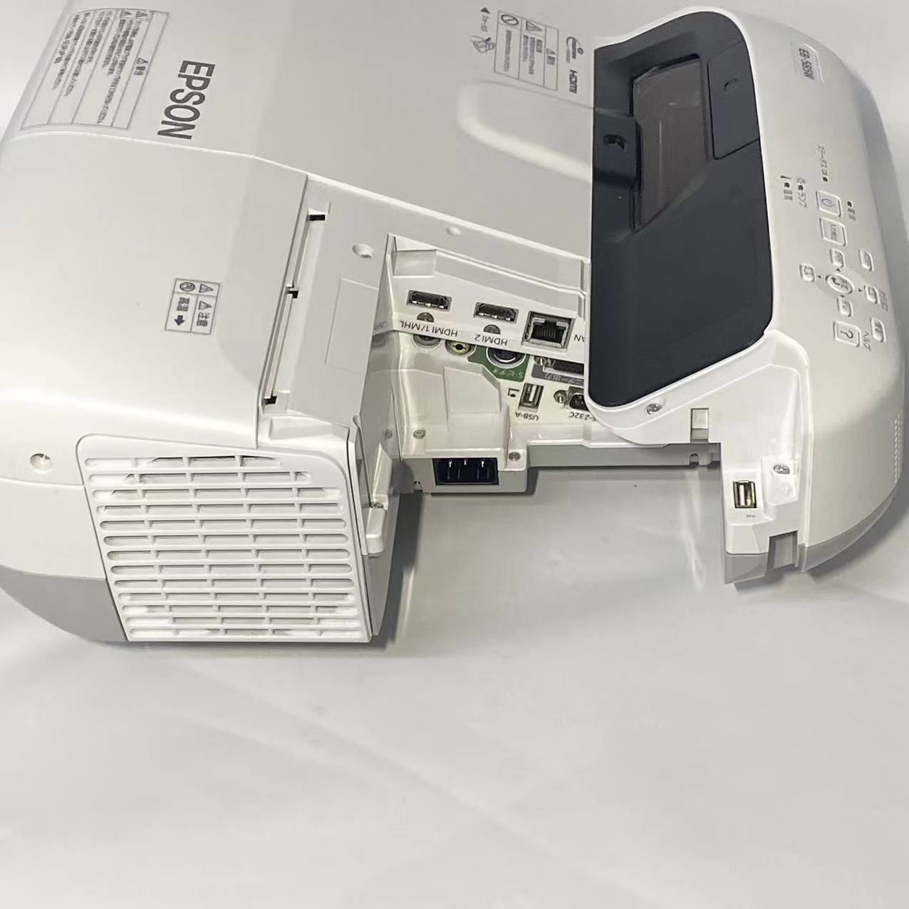 ランプ使用928H /107H時間 エプソン 超短焦点プロジェクター EB-585W 