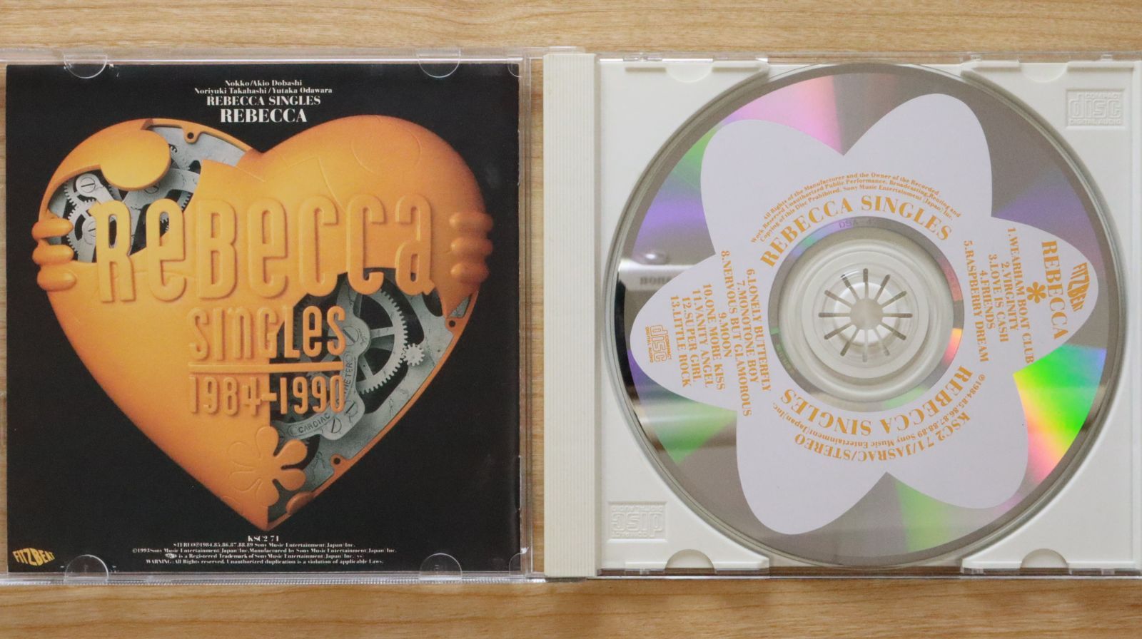 国内盤CD☆レベッカ/Rebecca□ SINGLES 【KSC271/4988009007106