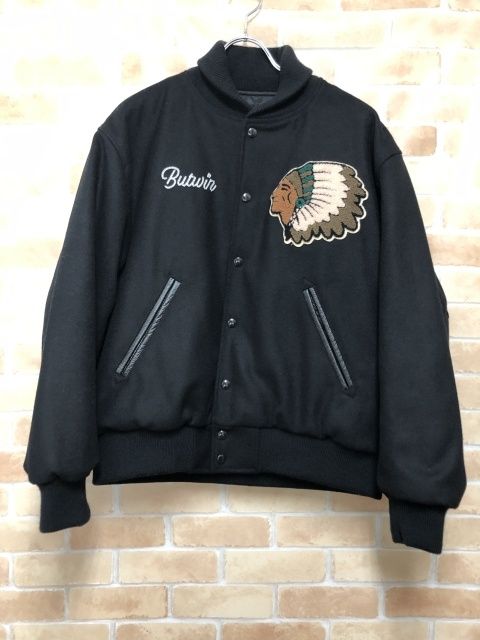 BUTWIN × MISSION DISTRICT ナイロンジャケット BUTWIN × MISSION DISTRICT】SATIN AWARD JACKET (