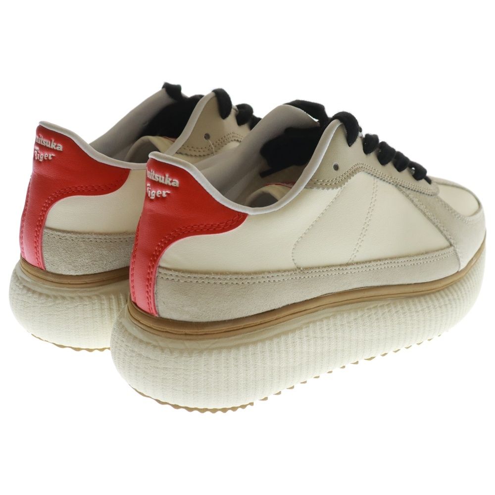 オニツカタイガー デレシティ ベージュ レッド DELECITY