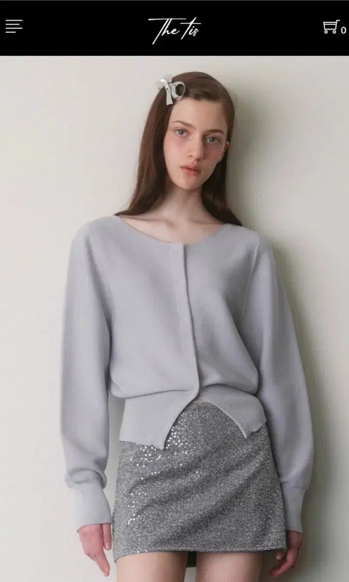 ダーティーズ カーディガン SNAP WHOLEGARMENT VOLUME KNIT CA