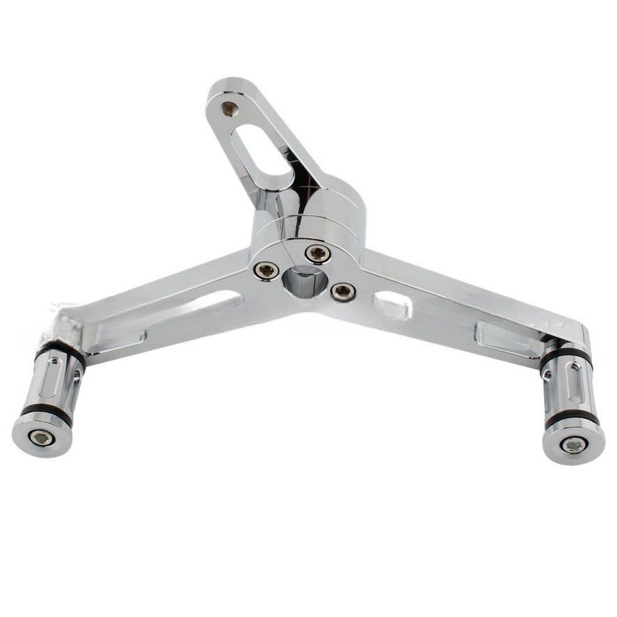 ハーレー スポーツスター シーソーペダル CNCアルミ製 クロームメッキ ヒールトゥシフター XL883 XL1200 2004～2025年対応