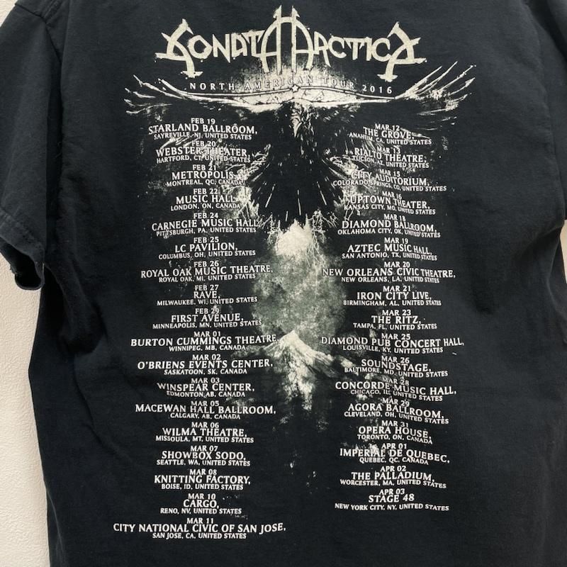 Sonata Arctica 2016 北欧ツアー バンドTシャツ バンT SONATA ARCTICA ソナタアークティカ 2016 北欧ツアー バンドT