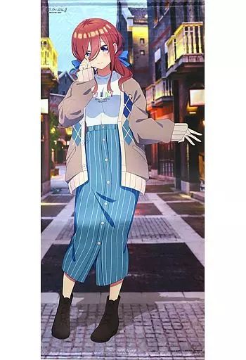 中古】タペストリー(大型) 中野三玖 等身大タペストリー 「五等分の