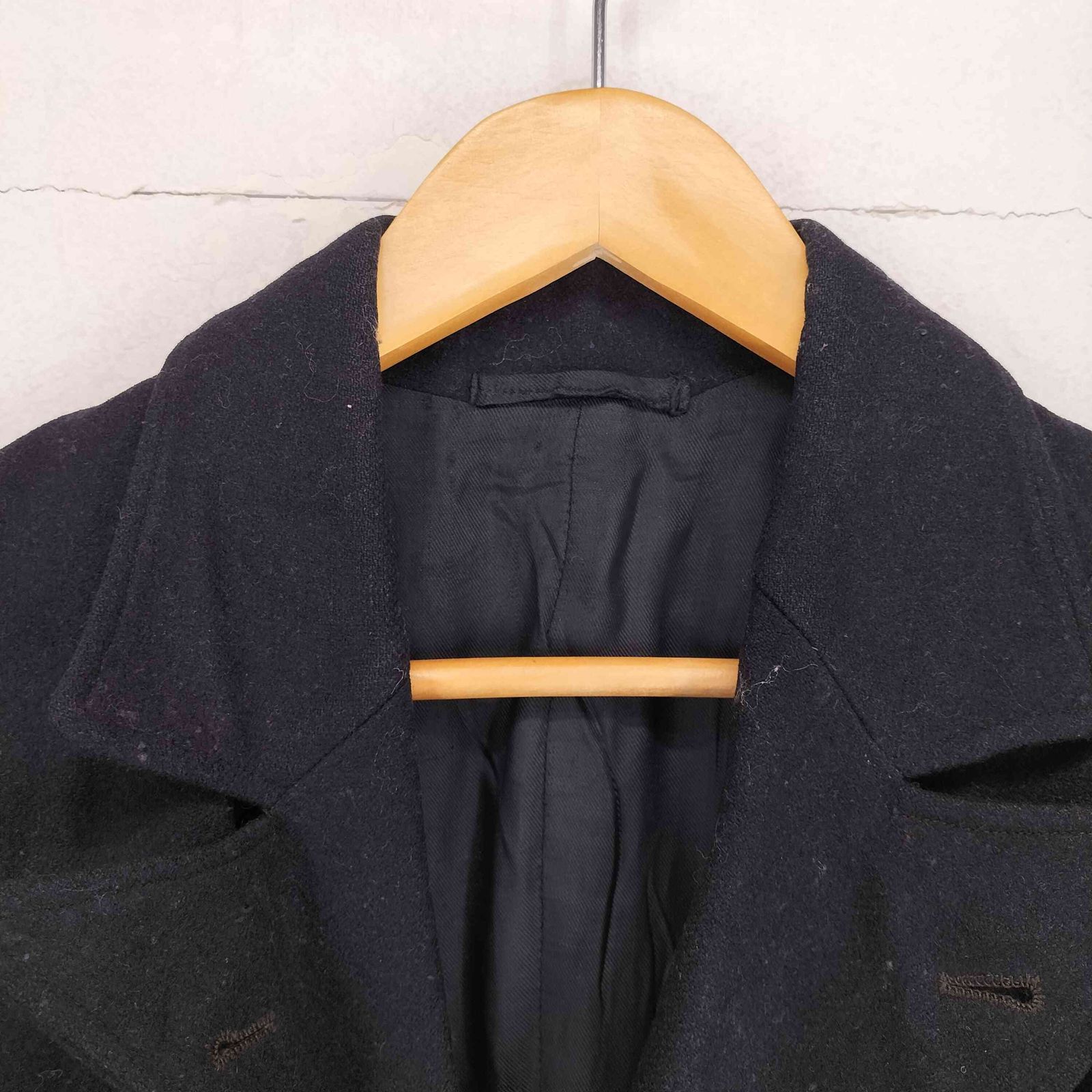 USED古着(ユーズドフルギ) 〜40s ピークドラペル 金ボタン ジャパニーズファイヤーマンジャケット 消防服 メンズ 表記無 【中古】【ブランド古着バズストア】 ユーズドフルギ USED古着 ～40s ピークドラペル 金ボタン ジャパニーズ