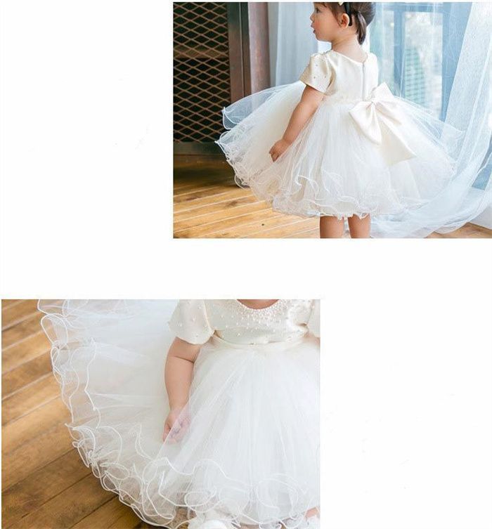 DRESCCOドレスコ ピンクフラワーコットンチュールドレス 90 子供ドレス