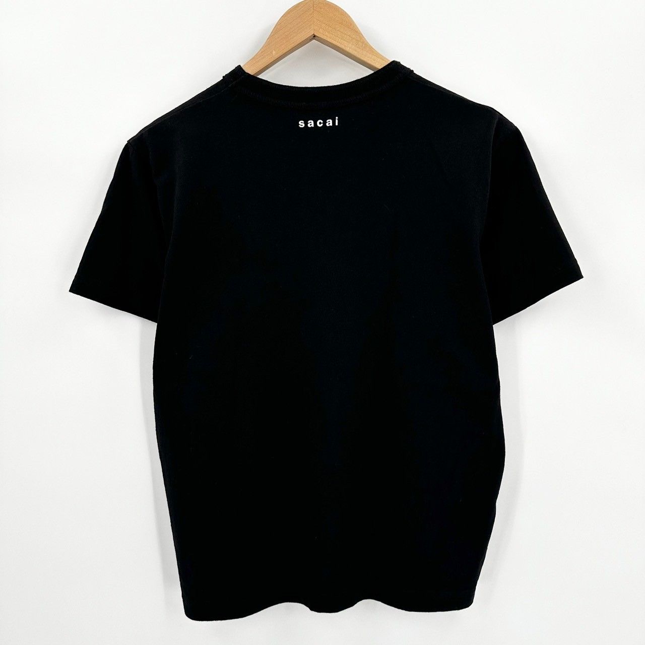 ♪ Sacai サカイ 23-0527S フロックTシャツ ブラック イエロー サイズ1 プリントT 半袖Tシャツ カットソー 23SS - メルカリ