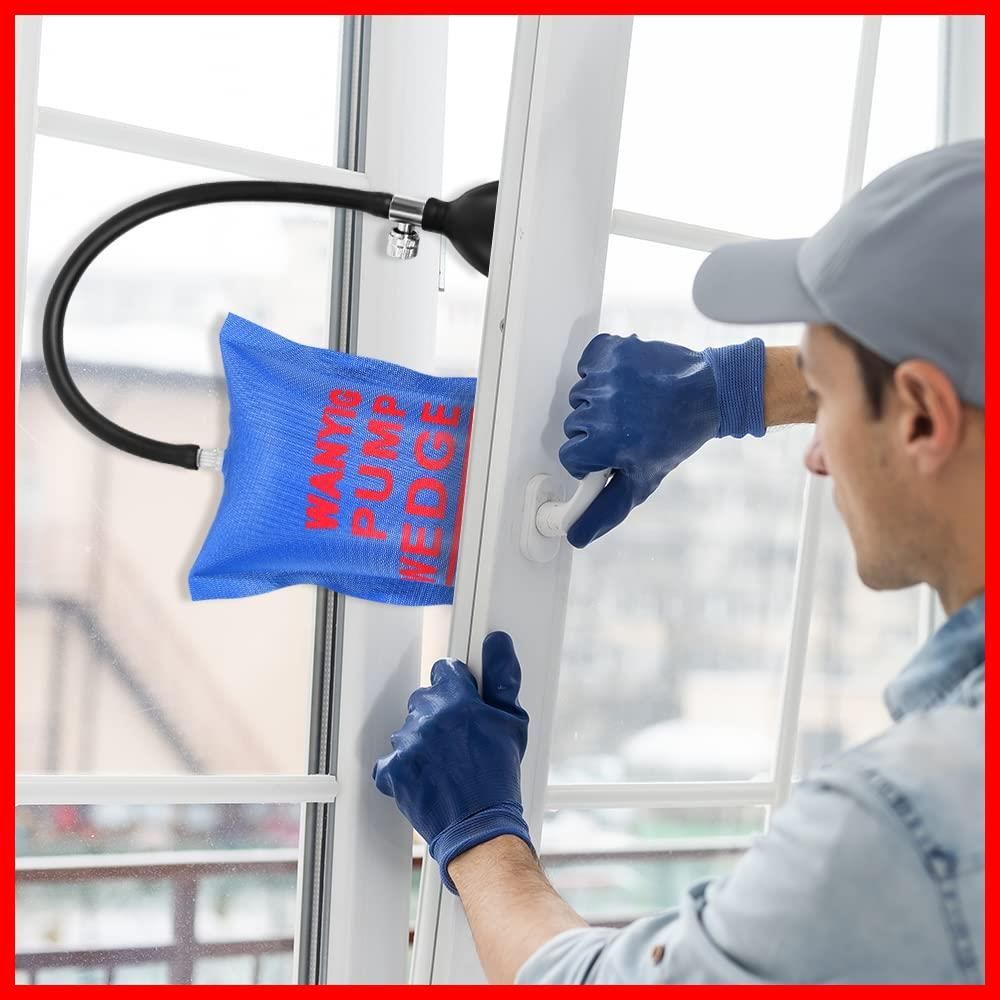 ジャッキアップ 解除 300KG対応 ドアロック 4点セット 車 補助工具 エアーウエッジ 高強度TPU製品 エアーインフレーター (小さな長方形)  WANYIG - メルカリ