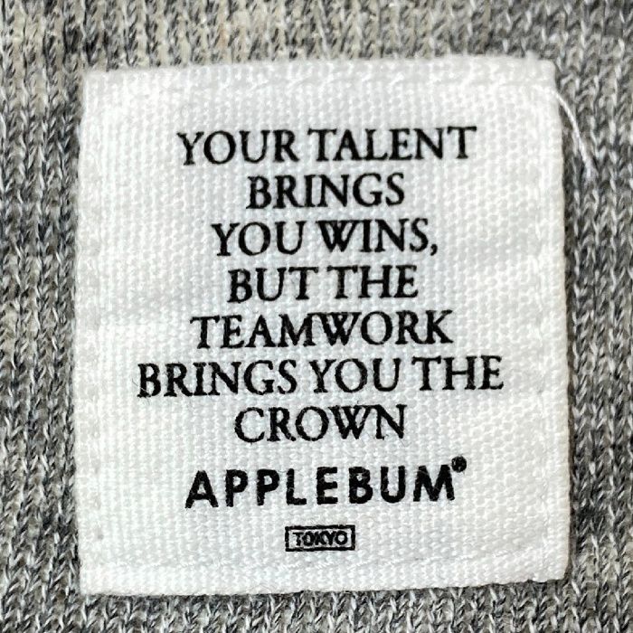APPLEBUM グレー スウェット XL APPLEBUM アワードツアー スウェット グレー