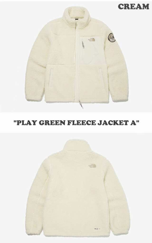 ザ ノースフェイス フリース XL クリーム THE NORTHFACE PLAY GREEN