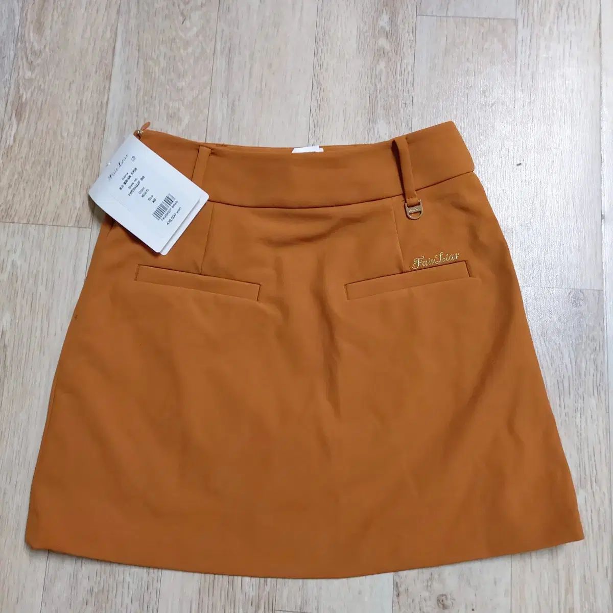 Fair Liar フェアライアー プリーツスカート ゴルフウェア ロゴ入り