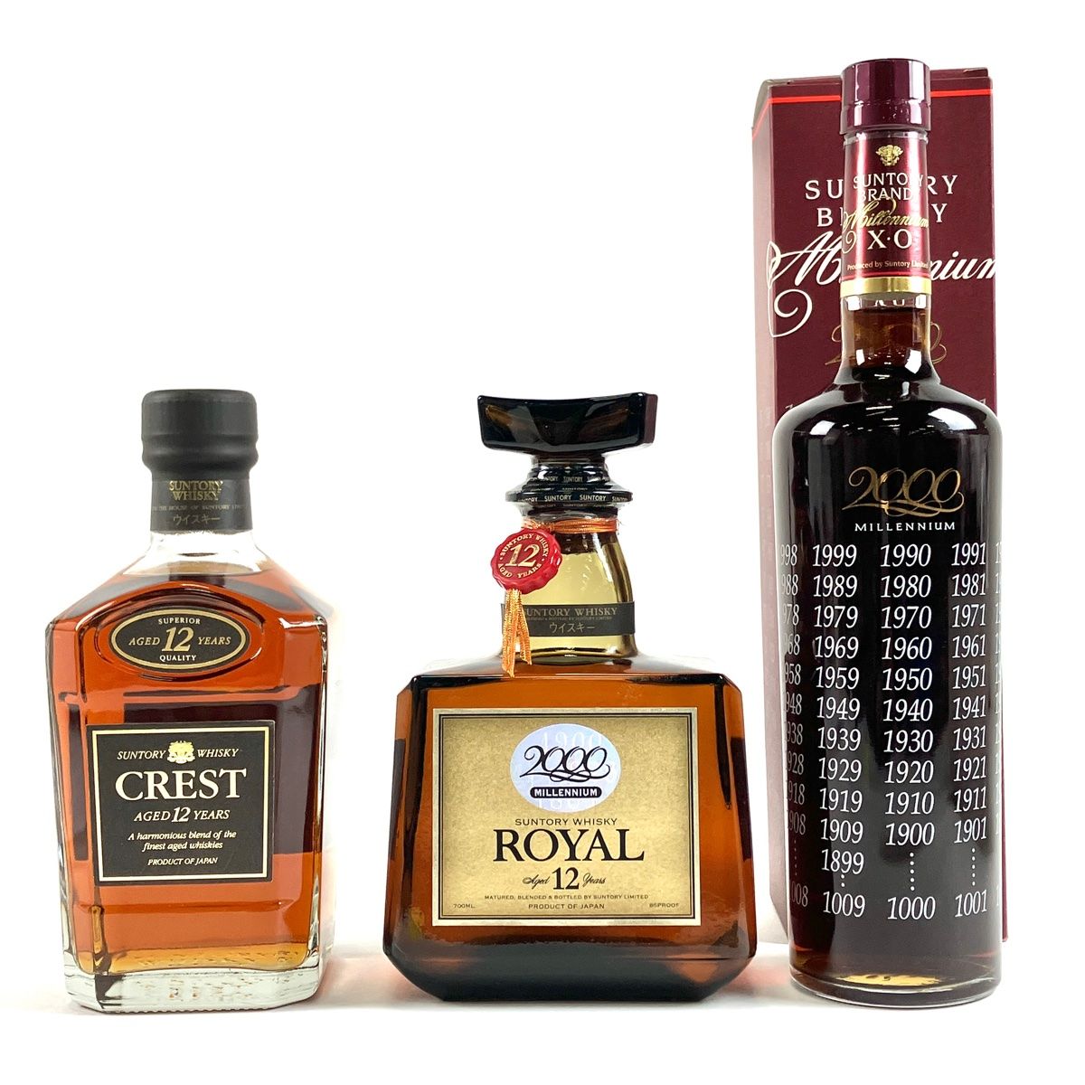 東京都内限定お届け】 3本 サントリー SUNTORY クレスト 12年 東京都内限定お届け】 3本 サントリー SUNTORY クレスト 12年