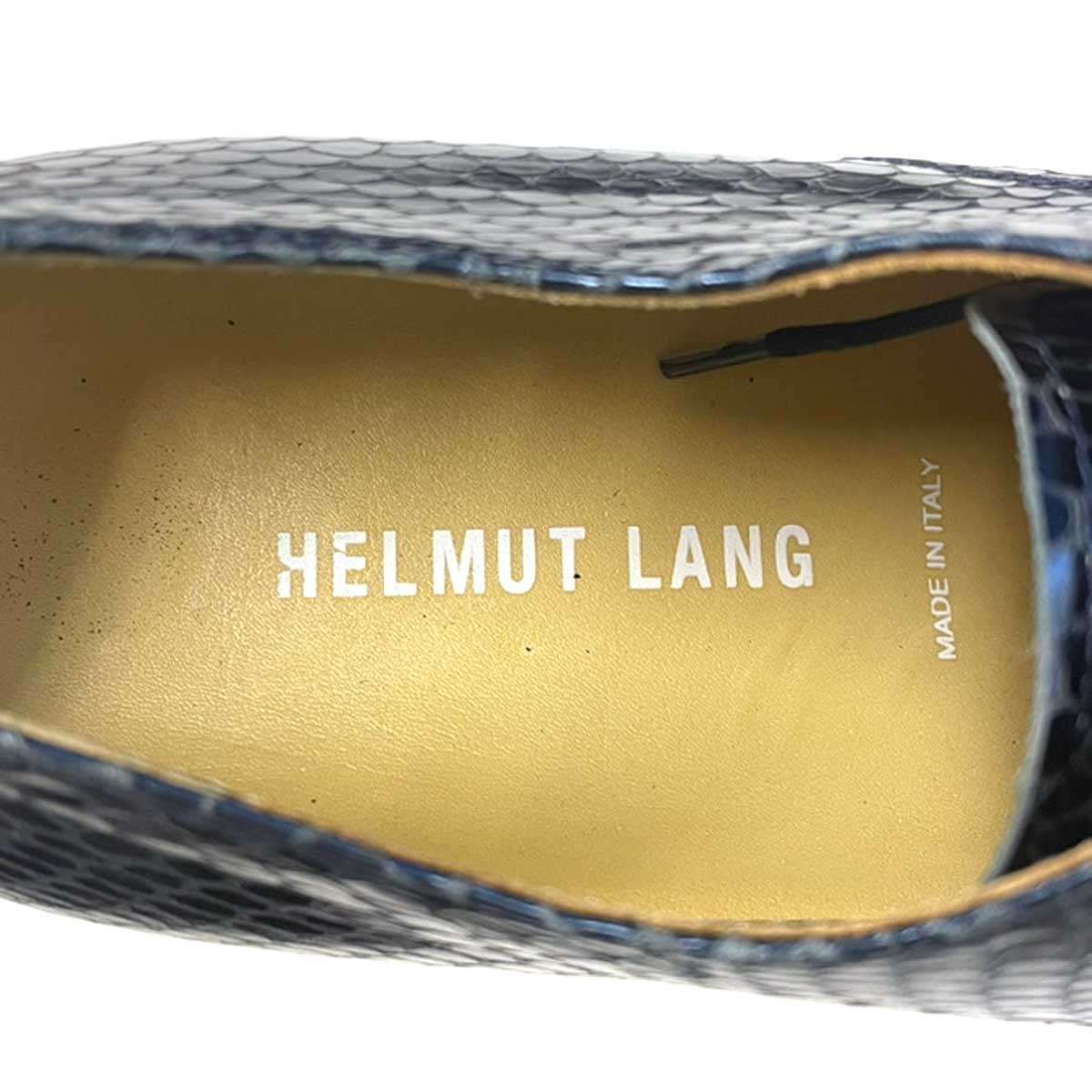 ヘルムートラングスニーカー HELMUT LANG ヘルムートラング デストロイ加工 レザースニーカー