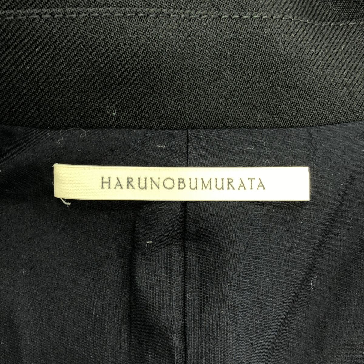 HARUNOBUMURATA | ハルノブムラタ | IRONVILLE ステンカラー コート | 36 | ブラック | レディース NICORILABO_COM