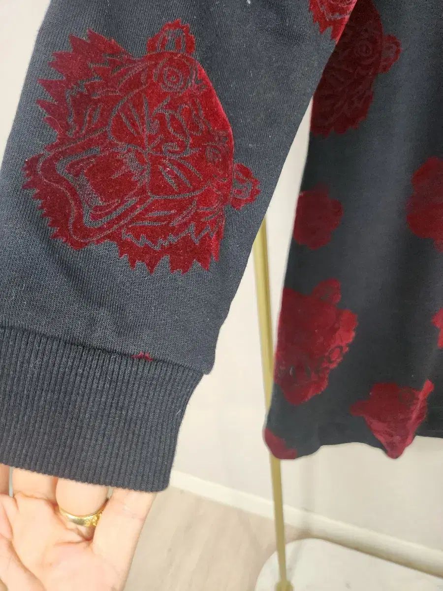 KENZO KENZO ケンゾー 黒 タイガー ベロア トレーナー ワンピース