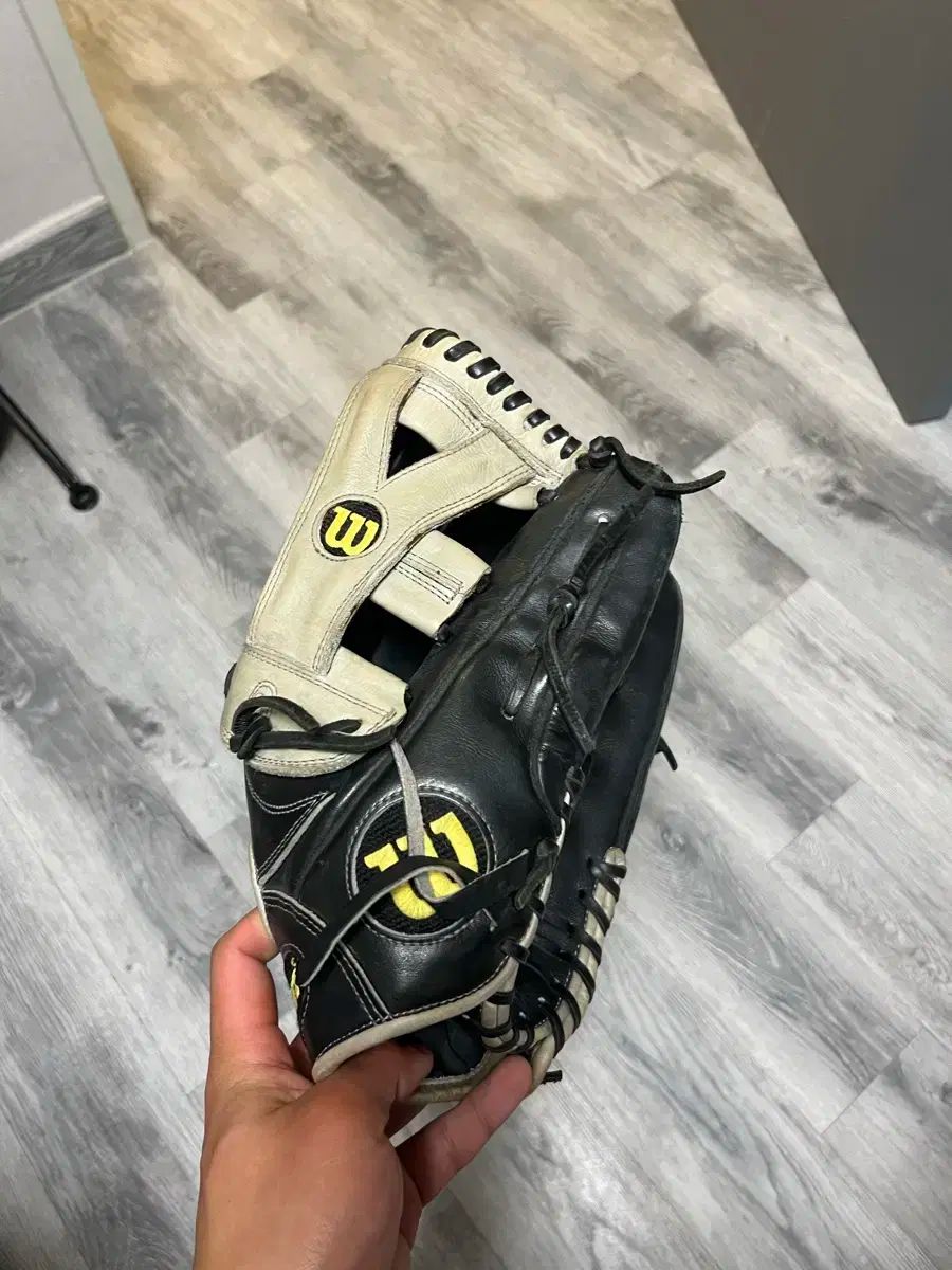 黒いレザー硬式野球グローブ NIKE 硬式用 グローブ NIKE 野球用