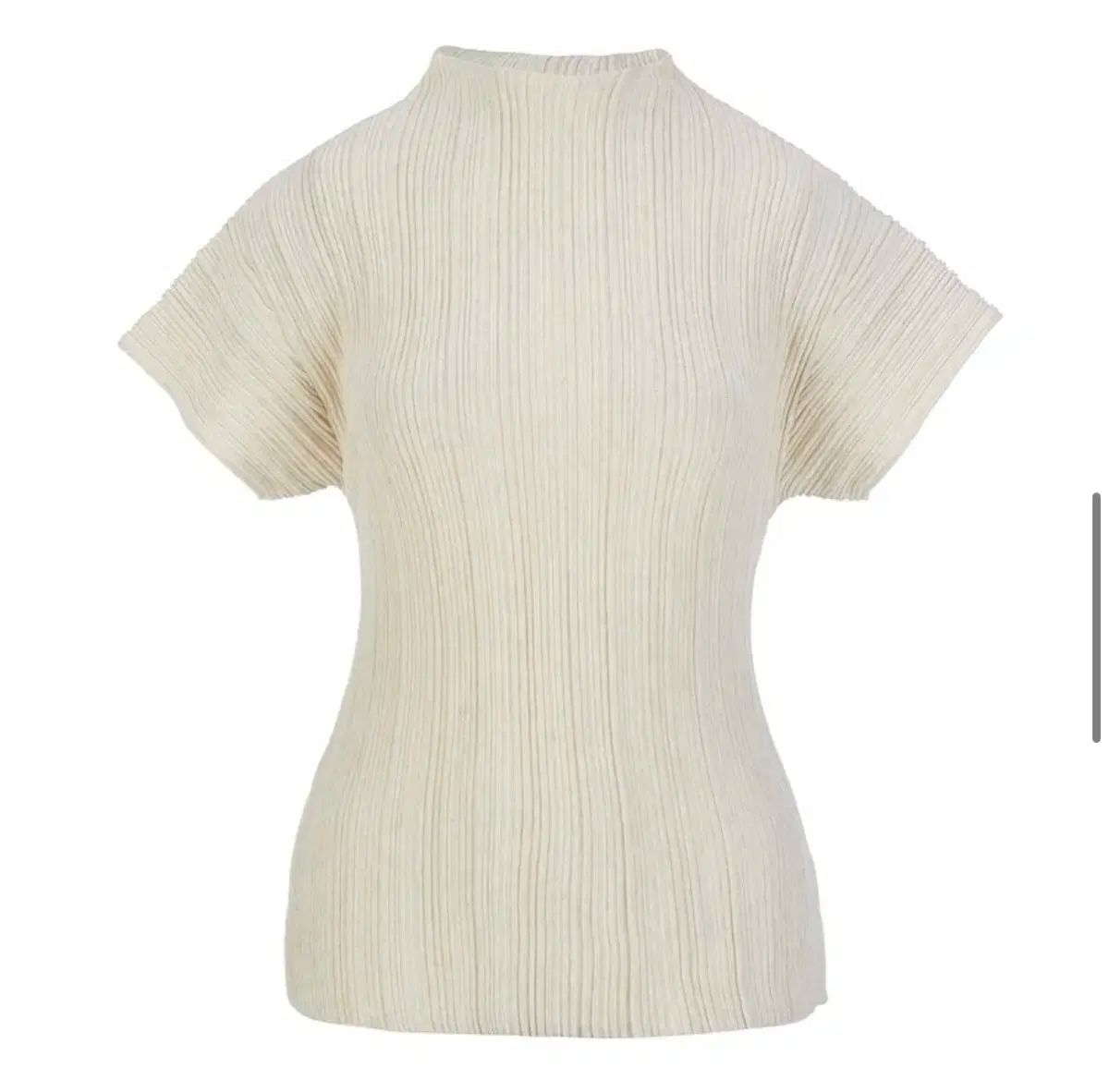 ル 917 PLEATS MOCKNECK SHORT SLEEVE TOP