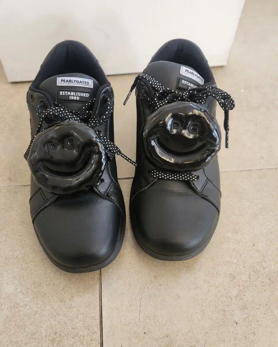 PEARLY GATES パーリーゲイツ ローカット ゴルフシューズ ブラック系